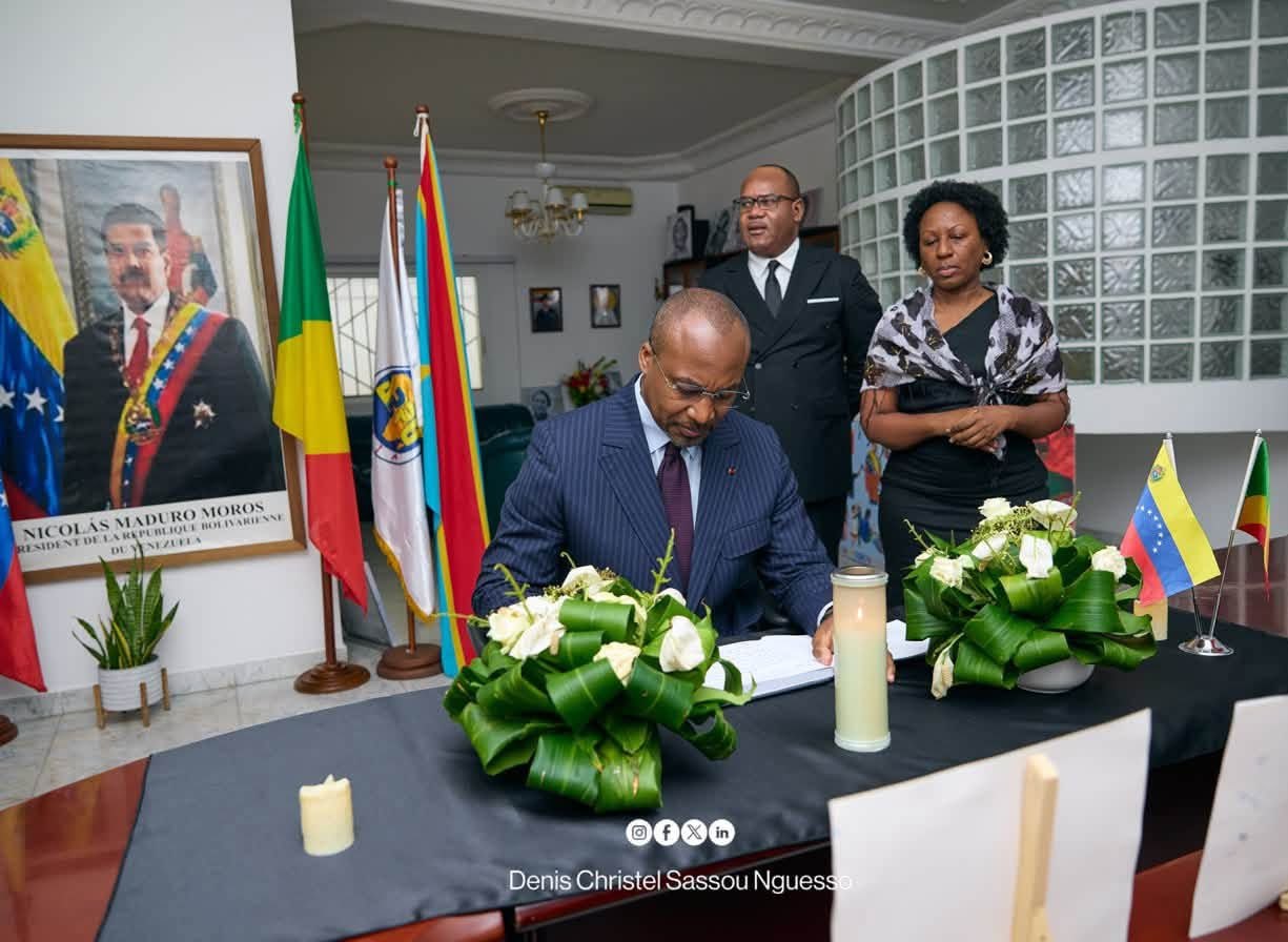 Gobierno de la República del Congo expresa sus condolencias a Venezuela